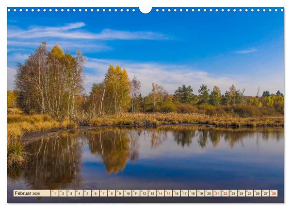 Produktbild: Herbst im Schwenninger Moos (Wandkalender 2026 DIN A3 quer), CALVENDO Monatskalender