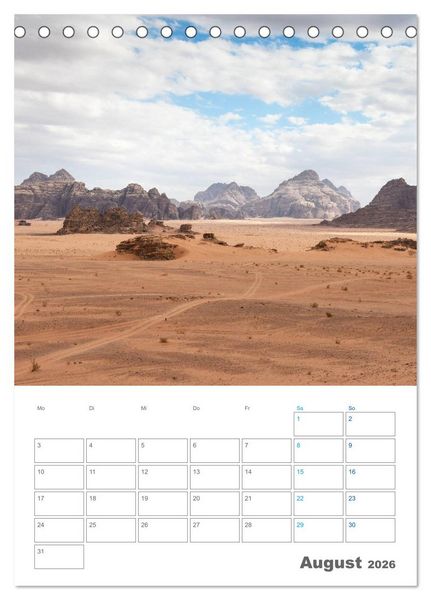 Produktbild: Jordanien ein Schatz im Orient (Tischkalender 2026 DIN A5 hoch), CALVENDO Monatskalender