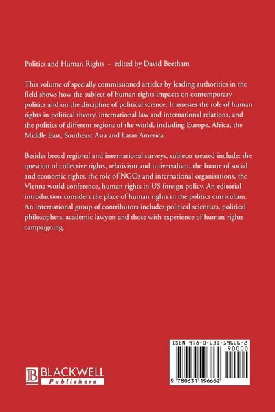 Produktbild: Politics and Human Rights