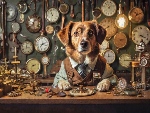Produktbild: CALVENDO Puzzle Der Uhrmacher | 1000 Teile Lege-Gr&ouml;&szlig;e 64x48cm Foto-Puzzle f&uuml;r gl&uuml;ckliche Stunden