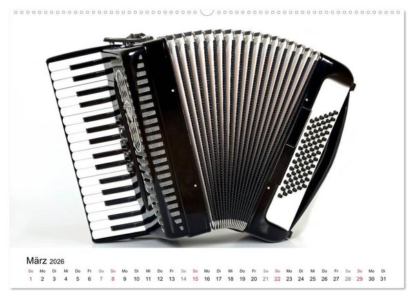 Produktbild: Musik ist mein Leben (hochwertiger Premium Wandkalender 2026 DIN A2 quer), Kunstdruck in Hochglanz