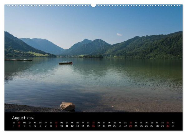 Produktbild: Sch&ouml;nes Oberbayern (hochwertiger Premium Wandkalender 2026 DIN A2 quer), Kunstdruck in Hochglanz