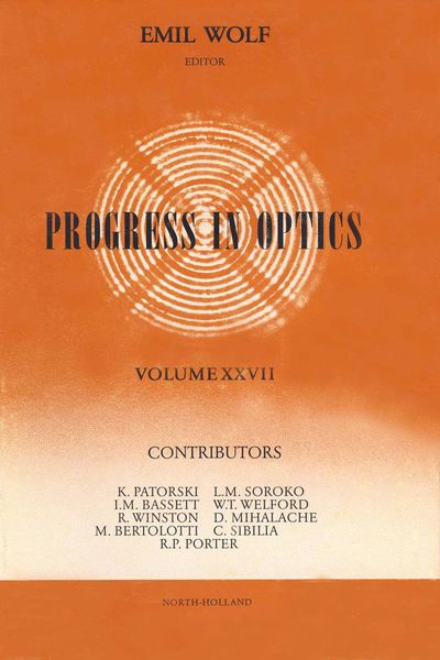 Produktbild: Progress in Optics