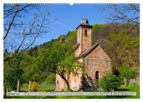 Produktbild: Kirchen und Kapellen (Wandkalender 2026 DIN A2 quer), CALVENDO Monatskalender