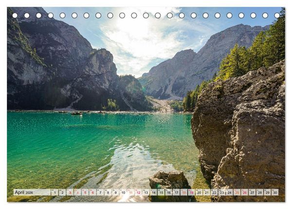 Produktbild: S&uuml;dtirol Impressionen (Tischkalender 2026 DIN A5 quer), CALVENDO Monatskalender