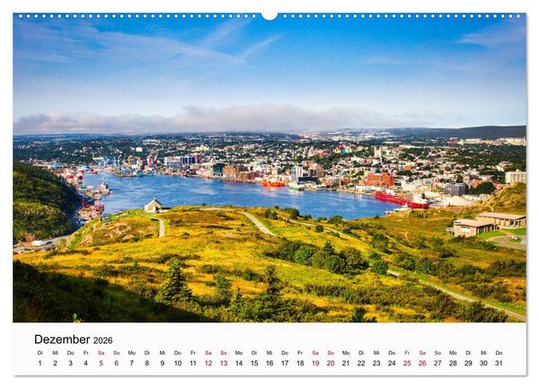 Produktbild: Neufundland - wilde Sch&ouml;nheit im Atlantik (hochwertiger Premium Wandkalender 2026 DIN A2 quer), Kunstdruck in Hochglanz