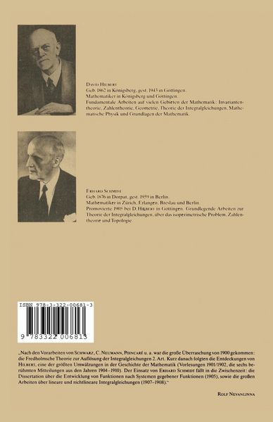 Produktbild: Integralgleichungen und Gleichungen mit unendlich vielen Unbekannten
