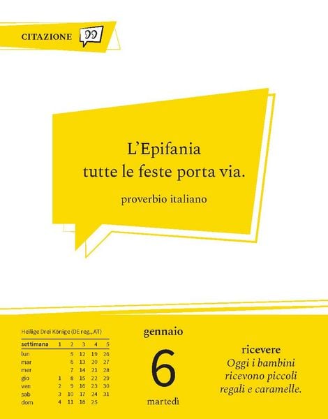 Produktbild: Langenscheidt Sprachkalender Italienisch 2026