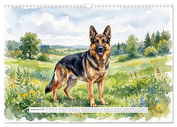 Produktbild: Treue Gef&auml;hrten (Wandkalender 2027 DIN A3 quer), CALVENDO Monatskalender