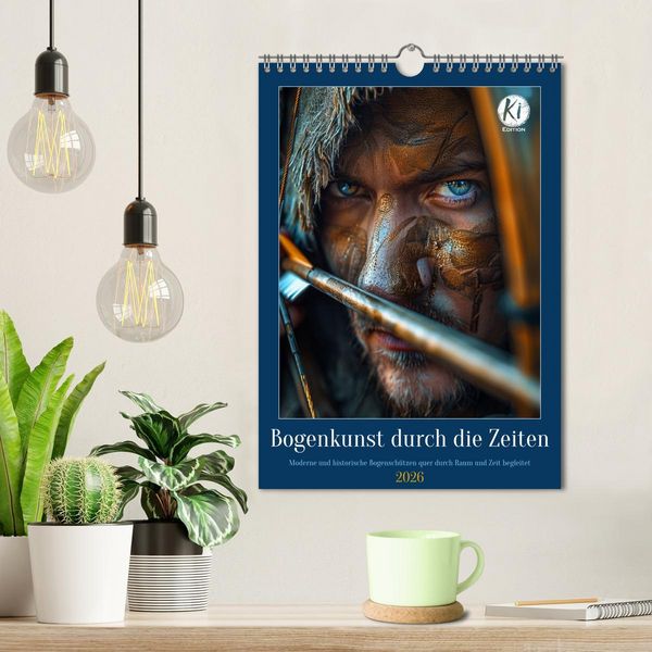 Produktbild: Bogenkunst durch die Zeiten (Wandkalender 2026 DIN A4 hoch), CALVENDO Monatskalender
