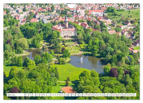 Produktbild: Der Fl&auml;ming aus der Vogelperspektive (Wandkalender 2026 DIN A4 quer), CALVENDO Monatskalender
