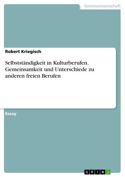 Produktbild: Kulturberufe