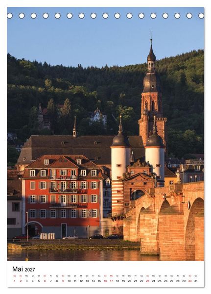 Produktbild: Heidelberg - Deutschlands romantisches Highlight (Tischkalender 2027 DIN A5 hoch), CALVENDO Monatskalender