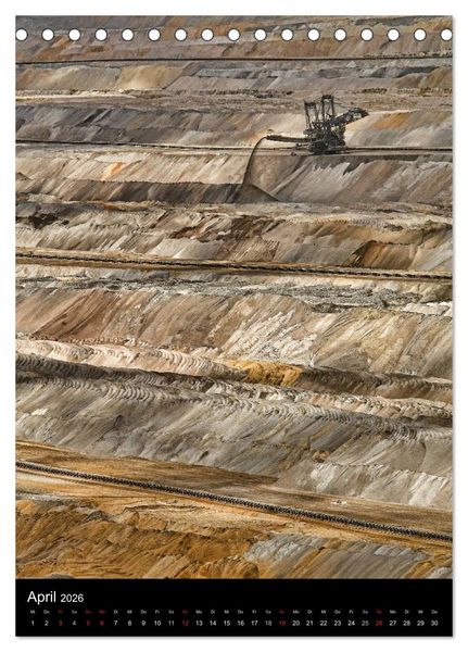 Produktbild: Der Tagebau Hambach (Tischkalender 2026 DIN A5 hoch), CALVENDO Monatskalender
