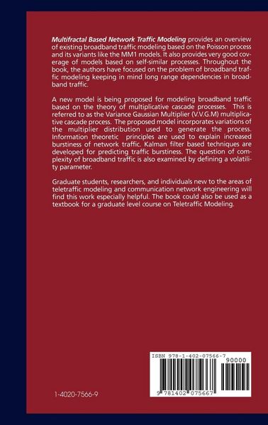 Produktbild: Multifractal Based Network Traffic Modeling
