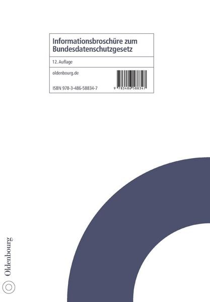 Produktbild: Informationsbrosch&uuml;re zum Bundesdatenschutzgesetz