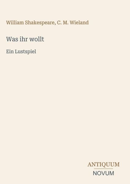 Produktbild: Was ihr wollt