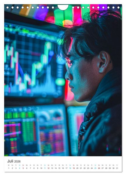 Produktbild: Bitcoin Welten (Wandkalender 2026 DIN A4 hoch), CALVENDO Monatskalender