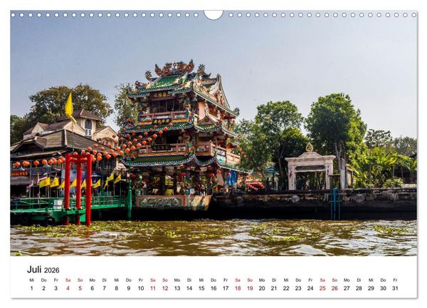 Produktbild: 3 Tage Bangkog (Wandkalender 2026 DIN A3 quer), CALVENDO Monatskalender