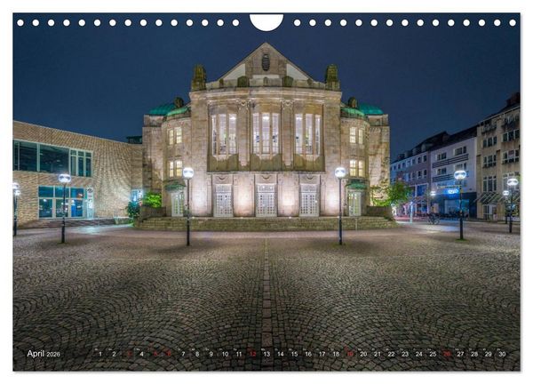 Produktbild: Osnabr&uuml;ck f&uuml;r Nachtschw&auml;rmer (Wandkalender 2026 DIN A4 quer), CALVENDO Monatskalender