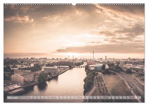 Produktbild: Berlin Citylights (Wandkalender 2026 DIN A2 quer), CALVENDO Monatskalender