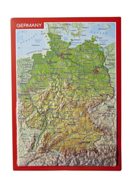 Produktbild: Reliefpostkarte Deutschland