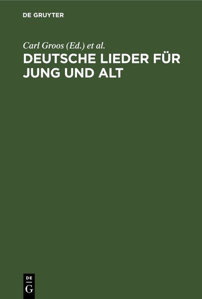 Produktbild: Deutsche Lieder f&uuml;r Jung und Alt
