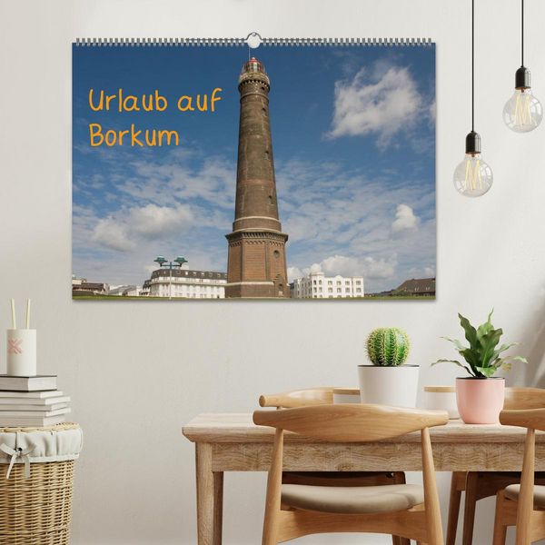 Produktbild: Urlaub auf Borkum (Wandkalender 2026 DIN A2 quer), CALVENDO Monatskalender