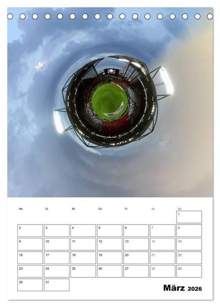 Produktbild: The tiny world of HAMBURG (Tischkalender 2026 DIN A5 hoch), CALVENDO Monatskalender