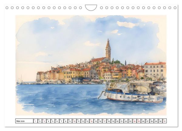 Produktbild: Vielf&auml;ltiges Urlaubsland Kroatien (Wandkalender 2026 DIN A4 quer), CALVENDO Monatskalender