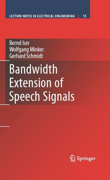 Produktbild: Bandwidth Extension of Speech Signals