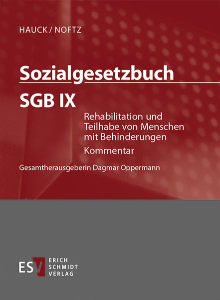Produktbild: Sozialgesetzbuch (SGB). Kommentar / Sozialgesetzbuch (SGB) IX: Rehabilitation und Teilhabe von Menschen mit Behinderungen - Abonnement Pflichtfortsetzung f&uuml;r mindestens 12 Monate