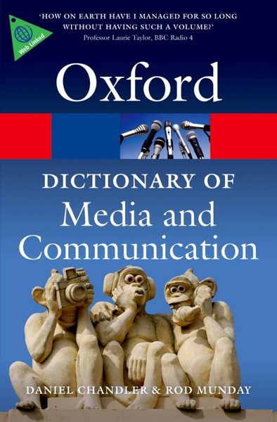 Produktbild: A Dictionary of Media and Communication