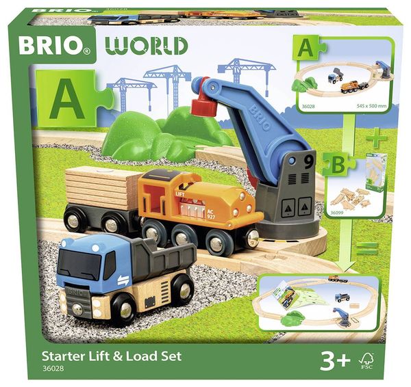 Produktbild: BRIO 63602800 - Starterset Güterzug mit Kran A