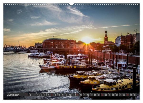 Produktbild: Stadt Hamburg (Wandkalender 2027 DIN A2 quer), CALVENDO Monatskalender