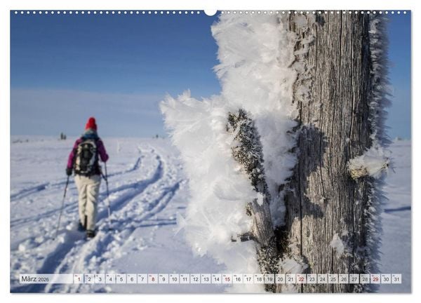 Produktbild: Lappland - Winterwandern Impressionen (Wandkalender 2026 DIN A2 quer), CALVENDO Monatskalender