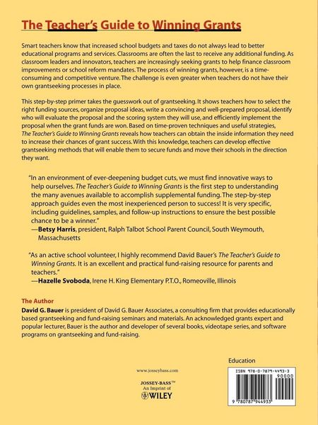Produktbild: The Teacher's Guide to Winning Grants