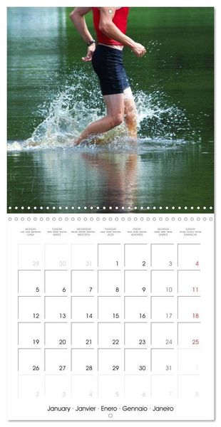 Produktbild: Triathlon Fairly Close (Wall Calendar 2026 12 &times; 12 Inch) CALVENDO 12 Month Wall Calendar