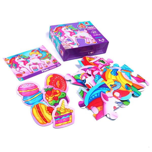 Produktbild: Puzzle Roter K&auml;fer Bodenpuzzle Ein magisches Einhorn RK7010-03