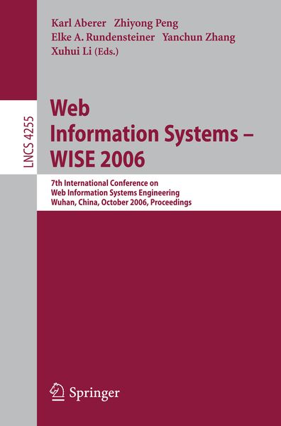 Produktbild: Web Information Systems - WISE 2006