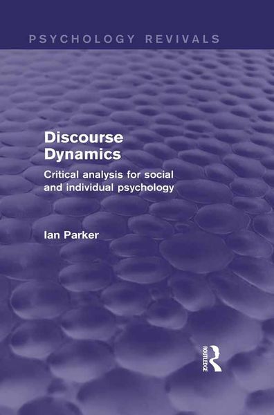 Produktbild: Discourse Dynamics (Psychology Revivals)