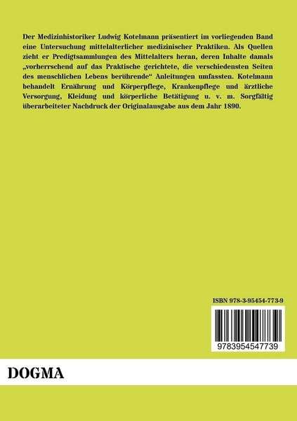 Produktbild: Gesundheitspflege im Mittelalter