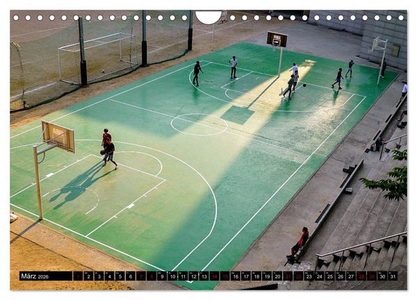 Produktbild: Trendsport Basketball (Wandkalender 2026 DIN A4 quer), CALVENDO Monatskalender