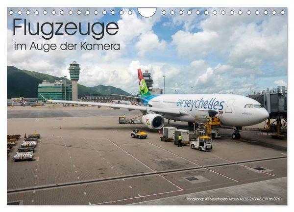 Produktbild: Flugzeuge im Auge der Kamera (Wandkalender 2026 DIN A4 quer), CALVENDO Monatskalender