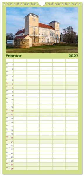 Produktbild: Familienplaner 2027 - Das Weinviertel im wundersch&ouml;nen Nieder&ouml;sterreich. mit 5 Spalten (Wandkalender, 21 x 45 cm) CALVENDO