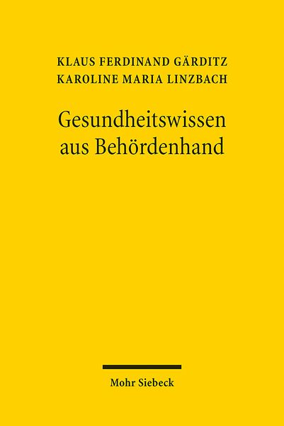 Produktbild: G&auml;rditz, K: Gesundheitswissen aus Beh&ouml;rdenhand