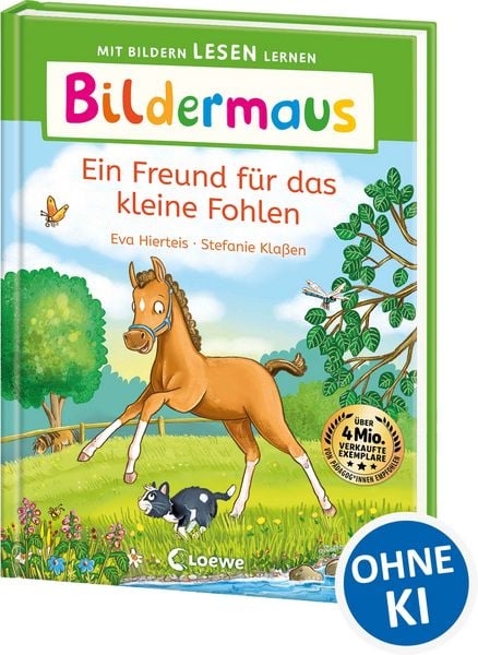 Bildermaus - Ein Freund für das kleine Fohlen, Gebundene Ausgabe von Eva Hierteis, Loewe, 978-3-7432-1788-1