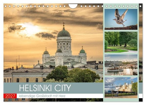 Produktbild: HELSINKI CITY (Wandkalender 2027 DIN A4 quer), CALVENDO Monatskalender