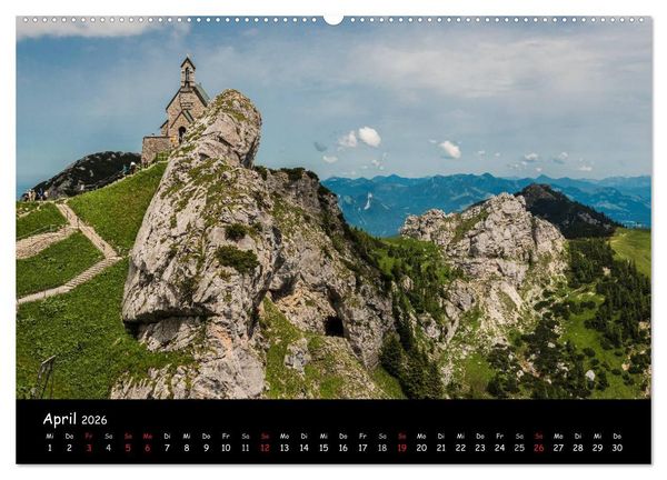 Produktbild: Sch&ouml;nes Oberbayern (hochwertiger Premium Wandkalender 2026 DIN A2 quer), Kunstdruck in Hochglanz