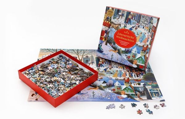 Produktbild: Literarische Weihnachten - Puzzle 1000 Teile